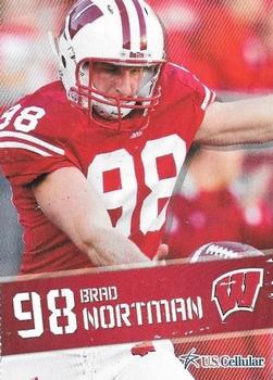 2011 Wisconsin Badgers Program Cards #NNO Brad Nortman Front