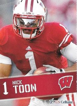 2011 Wisconsin Badgers Program Cards #NNO Nick Toon Front
