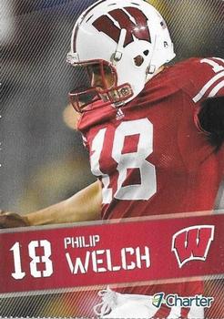 2011 Wisconsin Badgers Program Cards #NNO Philip Welch Front