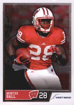 2012 Wisconsin Badgers Program Cards #NNO Montee Ball Front