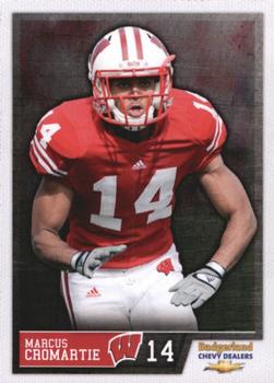 2012 Wisconsin Badgers Program Cards #NNO Marcus Cromartie Front