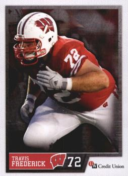 2012 Wisconsin Badgers Program Cards #NNO Travis Frederick Front