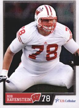 2012 Wisconsin Badgers Program Cards #NNO Rob Havenstein Front