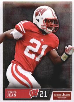 2012 Wisconsin Badgers Program Cards #NNO Peniel Jean Front