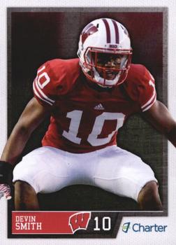 2012 Wisconsin Badgers Program Cards #NNO Devin Smith Front