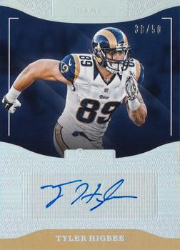 2016 Donruss Signature Series - Holo Silver #241 Tyler Higbee Front