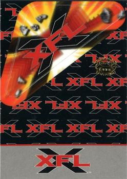 2001 ArtBox XFL Tabletop #18 XFL Front