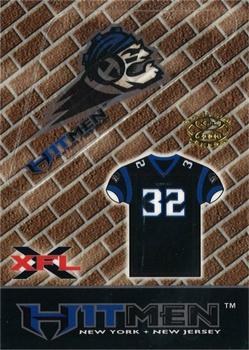 2001 ArtBox XFL Tabletop #31 New York-New Jersey Hitmen Front