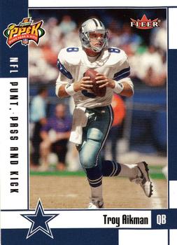 2002 NFL Properties Punt, Pass, and Kick #1 Troy Aikman Front