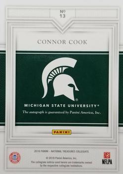2016 Panini National Treasures Collegiate - Team Logos #13 Connor Cook Back