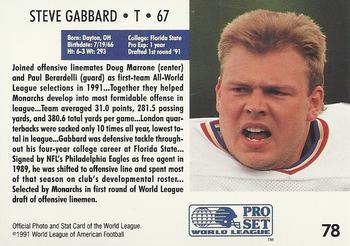 1991 Collegiate Collection Steve Gabbard Florida State