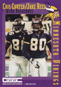 1997 Minnesota Vikings Police #NNO1 Cris Carter / Jake Reed Front