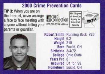 2000 Minnesota Vikings Police #3 Robert Smith Back