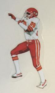 1988 Football Heroes Stickers #5 Deron Cherry Front