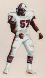 1988 Football Heroes Stickers #26 Dwight Stephenson Front