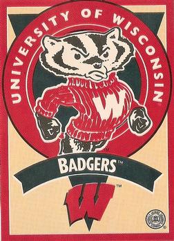 1995 Tony's Pizza College Mascots #NNO Wisconsin Badgers Front