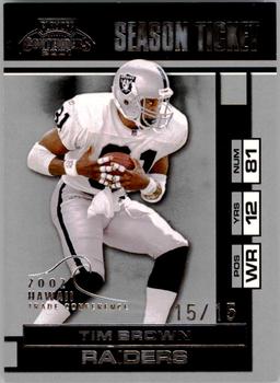2001 Playoff Contenders - Hawaii Trade Conference 2002 #69 Tim Brown Front