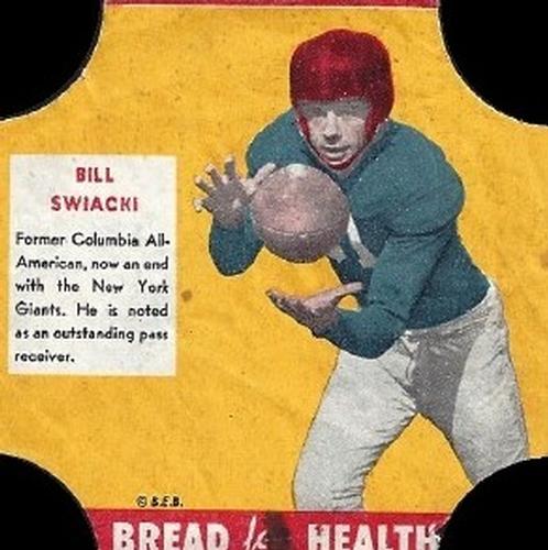 1950 Fischer's Bread for Health #NNO Bill Swiacki Front