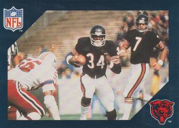 1988 NFL Properties Walter Payton Commemorative #7 Vs. New England Patriots Front