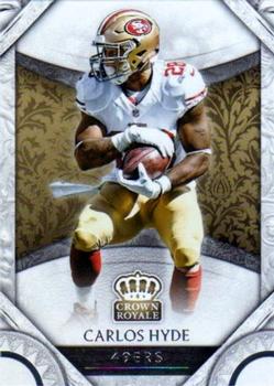 2016 Panini Crown Royale #34 Carlos Hyde Front