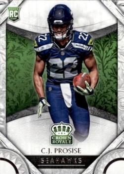 2016 Panini Crown Royale #89 C.J. Prosise Front