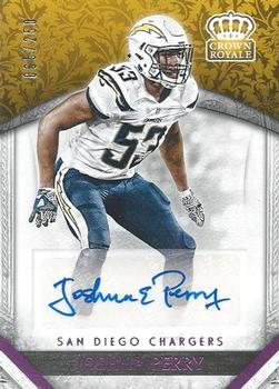 2016 Panini Crown Royale - Rookie Autographs Pink #41 Joshua Perry Front