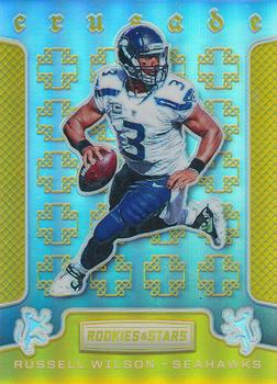 2016 Panini Rookies & Stars - Crusade Gold #1 Russell Wilson Front