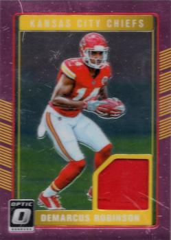 2016 Donruss Optic - Rookie Threads Pink #DRT-DR Demarcus Robinson Front