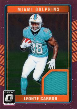 2016 Donruss Optic - Rookie Threads Pink #DRT-LC Leonte Carroo Front