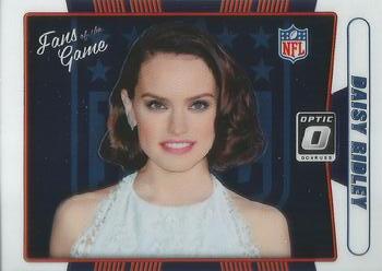 2016 Donruss Optic - Fans of the Game #1 Daisy Ridley Front