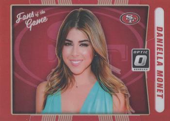 2016 Donruss Optic - Fans of the Game Red #5 Daniella Monet Front
