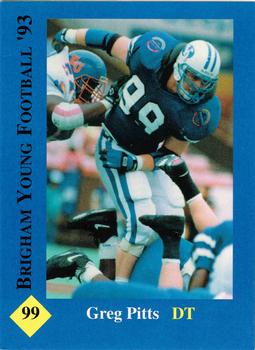 1993 BYU Cougars #NNO Randy Brock Front
