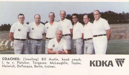 1968 KDKA Pittsburgh Steelers #NNO Bill Austin / Ralph Berlin / Carl DePasqua / Tom Fletcher / Don Heinrich / Leon McLaughlin / Hugh Taylor / Torgy Torgeson Front