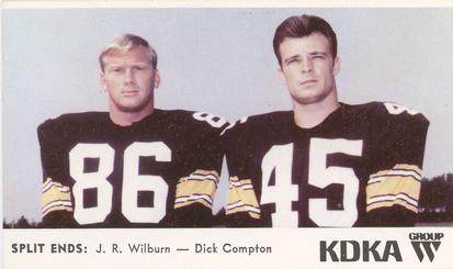 1968 KDKA Pittsburgh Steelers #NNO Dick Compton / J.R. Wilburn Front