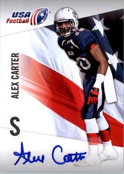 2012 Upper Deck USA Football - Autographs #2 Alex Carter Front
