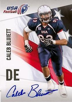 2012 Upper Deck USA Football - Autographs #7 Caleb Bluiett Front