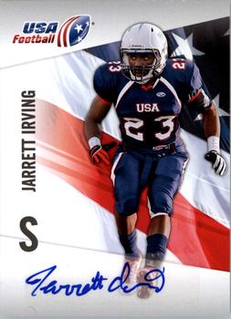 2012 Upper Deck USA Football - Autographs #28 Jarrett Irving Front