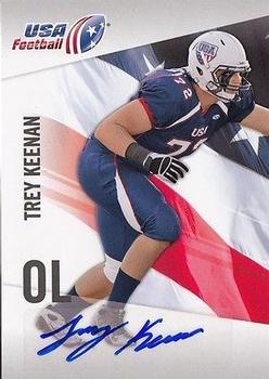 2012 Upper Deck USA Football - Autographs #48 Trey Keenan Front