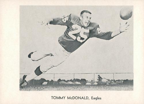 1961 Sports Service Philadelphia Eagles Set A #NNO Tommy McDonald Front