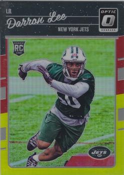 2016 Donruss Optic - Red and Yellow #111 Darron Lee Front