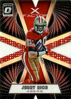 2016 Donruss Optic - X-Factor Red #13 Jerry Rice Front