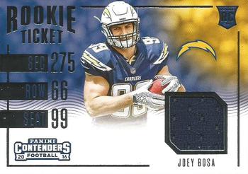 2016 Panini Contenders - Rookie Ticket Swatches Horizontal #40 Joey Bosa Front