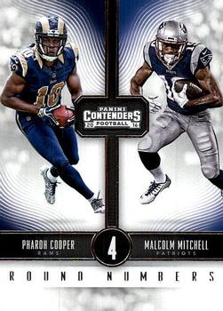 2016 Panini Contenders - Round Numbers #15 Malcolm Mitchell / Pharoh Cooper Front