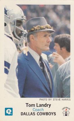 1979 Dallas Cowboys Police #NNO Tom Landry Front