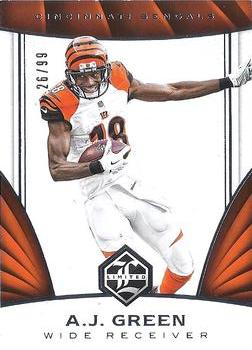 2016 Panini Limited - Silver Spotlight #42 A.J. Green Front