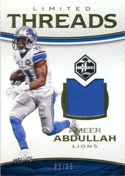 2016 Panini Limited - Limited Threads #34 Ameer Abdullah Front