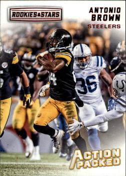 2016 Panini Rookies & Stars - Action Packed #10 Antonio Brown Front