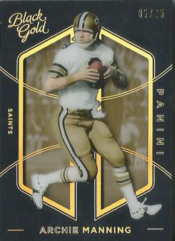 2016 Panini Black Gold - Holo Gold #39 Archie Manning Front