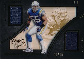 2016 Panini Black Gold - Golden Opportunity Materials #GO12 Joey Bosa / Junior Seau Front