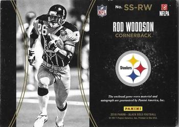 2016 Panini Black Gold - Sizeable Signatures Jersey #SS-RW Rod Woodson Back